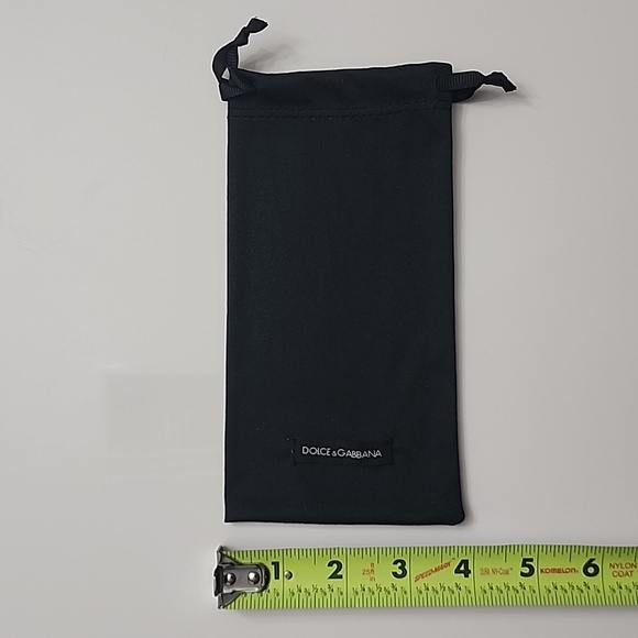 Dolce & Gabbana Black White Soft Sunglasses Pouch - Picture 4 of 4
